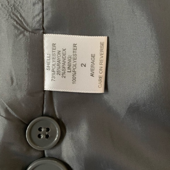 New York & CO stretch blazer Gray size 2 - Picture 8 of 10